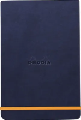 Produktbild von Rhodia Webnotepad A5 96 Bl liniert, mikroperforiert, 90g, Blau 194390C