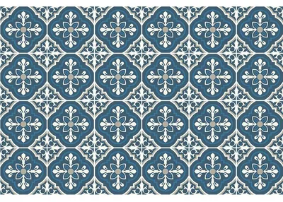 Image de Autocollants décoratifs pour carrelage de cuisine et de salle de bain – 24 autocollants Azulejos Amilla – 24 autocollants, 20 x 20 cm