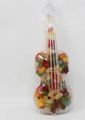 Produktbild von Plastikvioline gefüllt mit Sweet Jelly Beans Geleebohnen Mix 300g