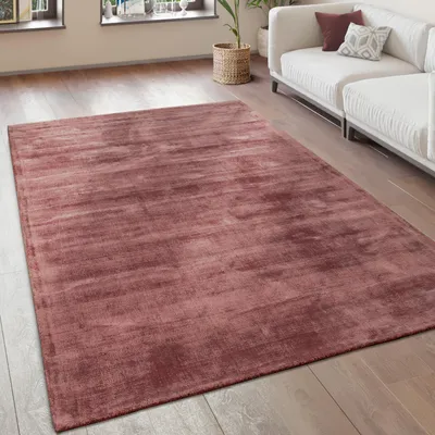 Produktbild von Teppich Wohnzimmer Vintage Kurzflor Handgefertigt Hochwertig 100 % Viskose Grösse 200x300 cm