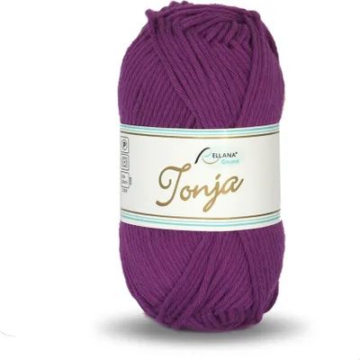 Produktbild von Rellana Tonja,Topflappengarn,Schulgarn,100% Baumwolle,50g/85m 335 lila