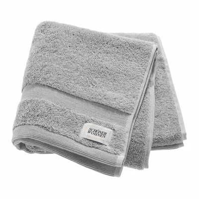 Image de Collection SCHÖNER WOHNEN Serviette CUDDLY Gris clair 50 x 100 cm