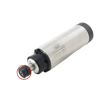 Produktbild von Spindelmotor, 2,2 kW, 220 V, luftgekühlt, 10-24000 U/min, 80 x 224 mm
