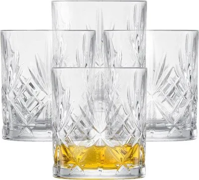 Obrázok produktu pre Sada pohárov s reliéfnym vzorom, 4-dielna, vhodná do umývačky riadu