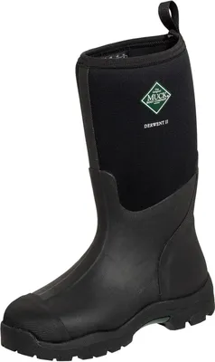 A single black Muck boot is shown against a white background.