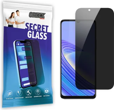 Zdjęcie produktu dla Ochraniacz ekranu GrizzGlass SecretGlass Privacy dla TCL 40 SE - Czarny