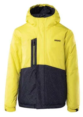 Produktbild von Brugi - Skijacke für Kinder, Blockfarben PP15188 (146) (Gelb/Schwarz)