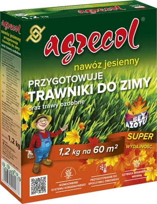 Obrázok produktu pre Jesenné hnojivo na trávniky a okrasné trávy AGRECOL 1,2 kg