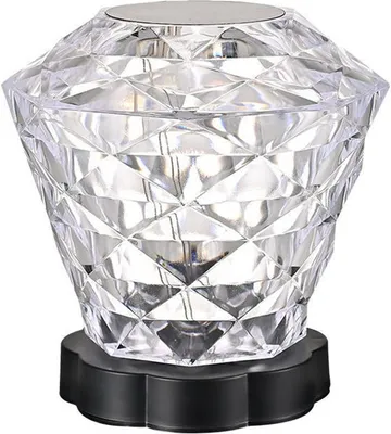 Obrázek produktu pro (Rose) Křišťálová stolní lampa 16 barev s dotykovým ovládáním nočního osvětlení, dobíjecí, romantické osvětlení na rande, dekorace na Vánoce, do ložnice, obývacího pokoje, kanceláře, na párty, na večeři, dekorace, dárek