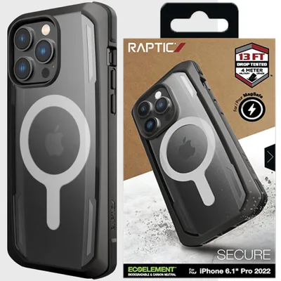 Produktbild von Raptic X-Doria Sicheres Etui Iphone 14 Pro Mit Magsafe Gepanzertes Etui Schwarz