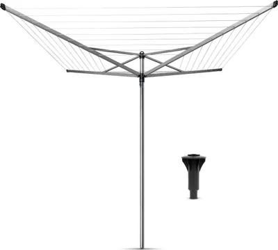 Produktbild von Brabantia Topspinner 40m + Betonanker - Metallic Grau