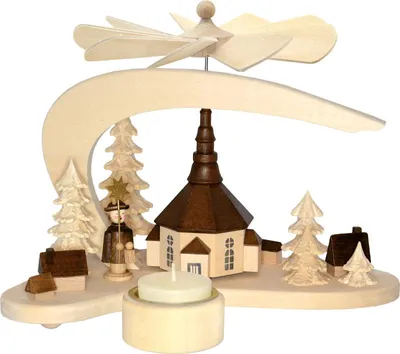 Produktbild von Massivblattholzpyramide, Weihnachts-Molli