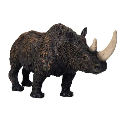 Zdjęcie produktu dla Mojo Fun Woolly Rhino, 3 lat(a), PREHISTORIC LIFE, Brązowy, Biały, Polichlorek winylu (PVC)