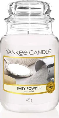 Produktbild von 'YANKEE CANDLE Baby Powder', Large Jar (623g)