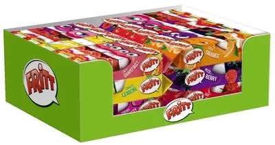 Produktbild von Fritt Fruchtstangen Kaustangen 6-fach sortiert Kaubonbons 30x70g