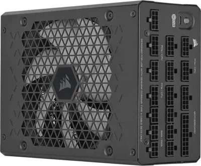 Produktbild von Netzteil CORSAIR HX1200i, 1200 Watt, 80 PLUS Platinum, Vollständig Modular, ATX 3.1 & PCIe 5.1, C14 Version