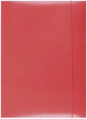 Image de OFFICE PRODUCTS 21191131-04 Chemise à élastique Carton 300 g/qm A4 avec élastique rouge