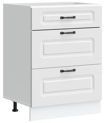 Image de Armoire de cuisine Kalmar blanc bois d'ingénierie
