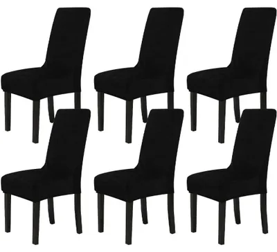 Obrázek produktu pro Sada 6 sametových potahů na židle do jídelny