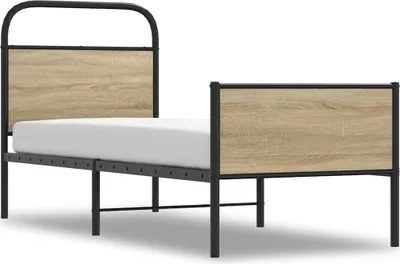 Obrázek produktu pro Rám postele bez matrace 90x190 cm dub sonoma kompozitní dřevo