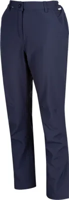 Produktbild von Regatta Fenton Softshellhose für Damen Wasserabweisend und Winddicht, Farbe:Blau, Größe:40