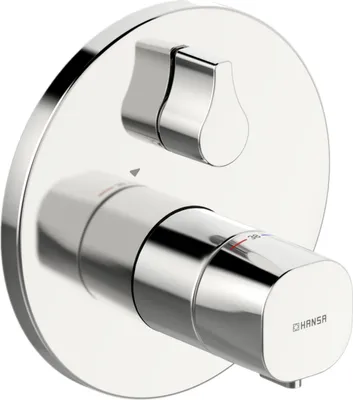 Produktbild von Hansa Fertigset HANSABLUEBOX LIVING UP-Brausethermostat, Rosette rund, chrom