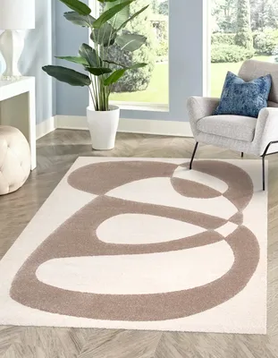 Produktbild von Rikmani Shaggy Teppich, Flauschiger Teppich 120 x 170 cm Weicher Teppich, Wohnzimmer, Schlaffzimmer NOR