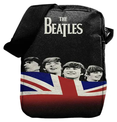 Obrázek produktu pro The Beatles – taška přes rameno „Let It Be Flag“ RO15903 (jedna velikost) (černá/červená/modrá/bílá)