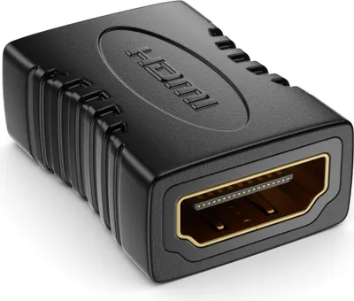 Produktbild von deleyCON HDMI Kupplung Adapter Verbinder - HDMI (Typ A) Buchse zu HDMI (Typ A) Buchse - HDR ARC 3D 4K 2160p Full HD 1080p Beamer LCD LED Plasma Monitor TV