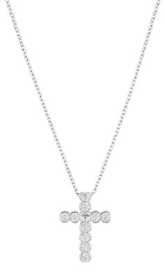 Produktbild von JOOP! Damen Halskette 2038932 Silber 925 mit Anhänger Kreuz synth. Zirkonia