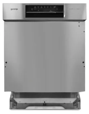 Produktbild von Gorenje G400 Teilintegrierbarer Geschirrspüler, 60 cm, Halb integriert, Standardgröße (60 cm), Edelstahl, Berührung, 3 Korb/Körbe, höher