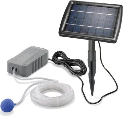 Produktbild von esotec Solar Teichbelüfter 2/130 Professoional Sauerstoff Teichpumpe 101840