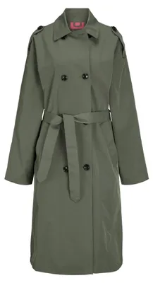 Produktbild von Jack & Jones 12254759_1924_M, Trenchcoat, Uni, Erwachsener, Kleidungsknopf, Polyester, Grün
