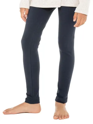 Produktbild von Celodoro Kinder Leggings, stretchige Jersey Hose aus Baumwolle - Dunkelblau 134-140