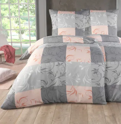 Produktbild von Kuscheli® Bettwäsche 135x200 4 teilig | & fürAllergiker geeignet | Bettwäsche Set mit je 2 Bettbezügen und 2 Kissenbezügen