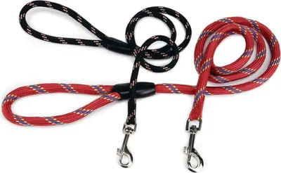 Image de Beeztees - Laisse pour chien - ronde - noire - 125 cm x 13 mm