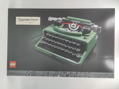Produktbild von LEGO Ideas Schreibmaschine, Basteln für Erwachsene, Retro-Modell zum Sammeln und Dekorieren, kreative Hobbys, einzigartige Geschenkidee 21327