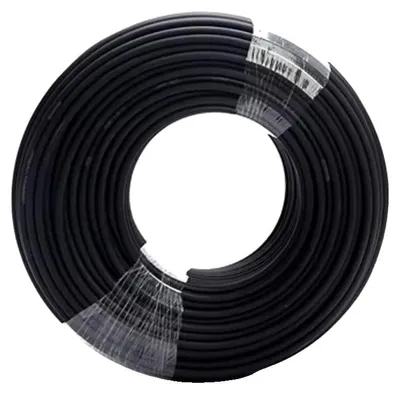 Produktbild von Solar-PV-Kabeldraht, verzinntes Kupfer, doppelt isoliert, Schwarz-b, 12AWG-4mm2-e, 30m-a