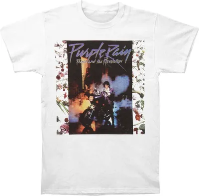 Produktbild von Prince - "Purple Rain" T-Shirt für Herren/Damen Uni RO753 (M) (Weiß)