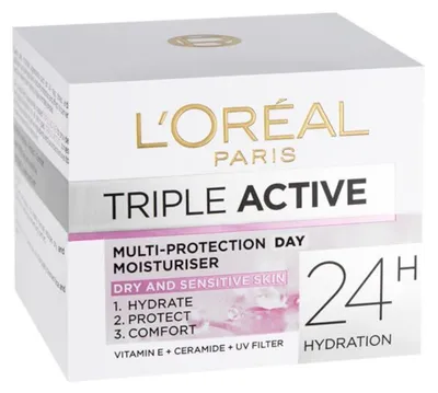 Produktbild von L'Oréal TripleActive Tagesfeuchtigkeitscreme 50 ml für empfindliche Haut