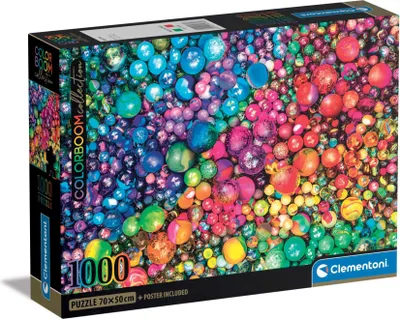 Zdjęcie produktu dla Cle Puzzle 1000 Compact Colorboom Marbles 39780