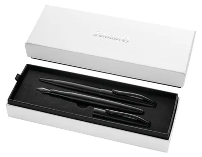 Productafbeelding van Pelikan 400189919 Pelikan schrijfsysteemset Jazz Noble Elegance, carbon