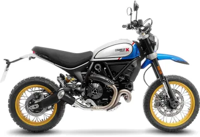 Zdjęcie produktu dla LeoVince LV-10 Black Slip-On Auspuff dla DUCATI SCRAMBLER 800 DESERT SLED