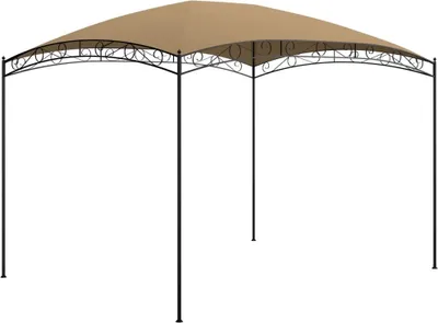 Image de Belvédère 3x4x2,65 m Taupe 180 g/m²