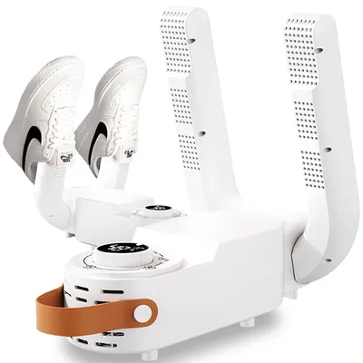 Produktbild von Heckermann HXQ-01 Schuhtrockner 150 W – Timer, 55 °C, verstellbare Arme, Wandmontage, geräuscharm