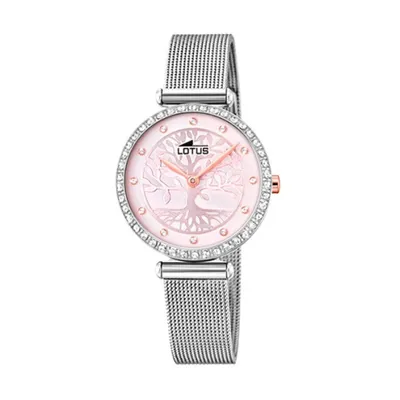 Produktbild von Lotus Damen Analog Quarz Uhr mit Edelstahl Armband 18709/2