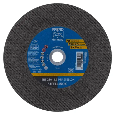 Immagine prodotto di PFERD Disco da taglio PSF STEELOX Ø 230 x 2,5 mm diritto - 61728122