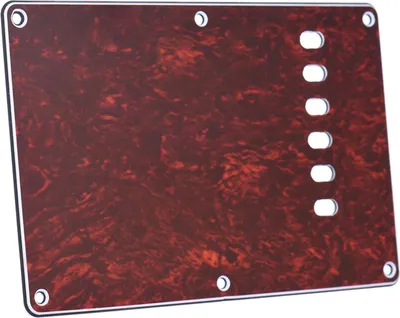 Immagine prodotto di Backplate del battipenna, copertura della cavità del tremolo, backplate in stile vintage per chitarra elettrica Stratocaster ST Standard Modern, 4 strati