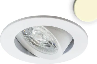 Produktbild von ISOLED LED Einbauleuchte Slim68 Alu weiß, rund, 9W, warmweiß, DALI dimmbar