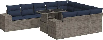 Zdjęcie produktu dla VidaXL 3326872, Granatowy (marynarski), Żywica, Stal, 620 mm, 620 mm, 690 mm
